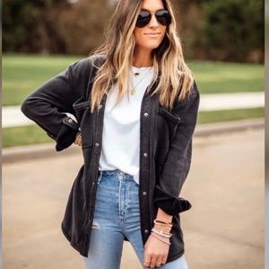 Abercrombie x Sister Studio (Jen Reed) Fleece Button Up